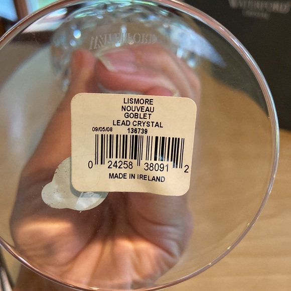 Set of 4 Waterford Crystal lismore nouveau goblets - Picture 7 of 7